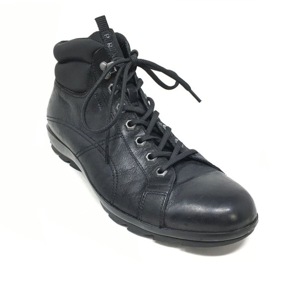 Prada Combat Boots Shoes Size 8.5 UK/9.5 US Black main image 9